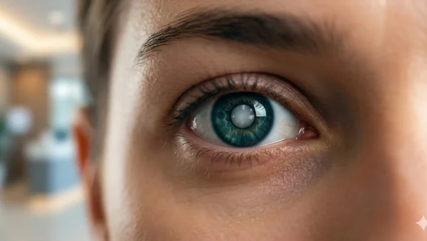 ojo con catarata