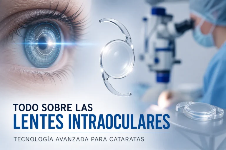 Todo sobre las lentes intraoculares: tecnología avanzada para cataratas